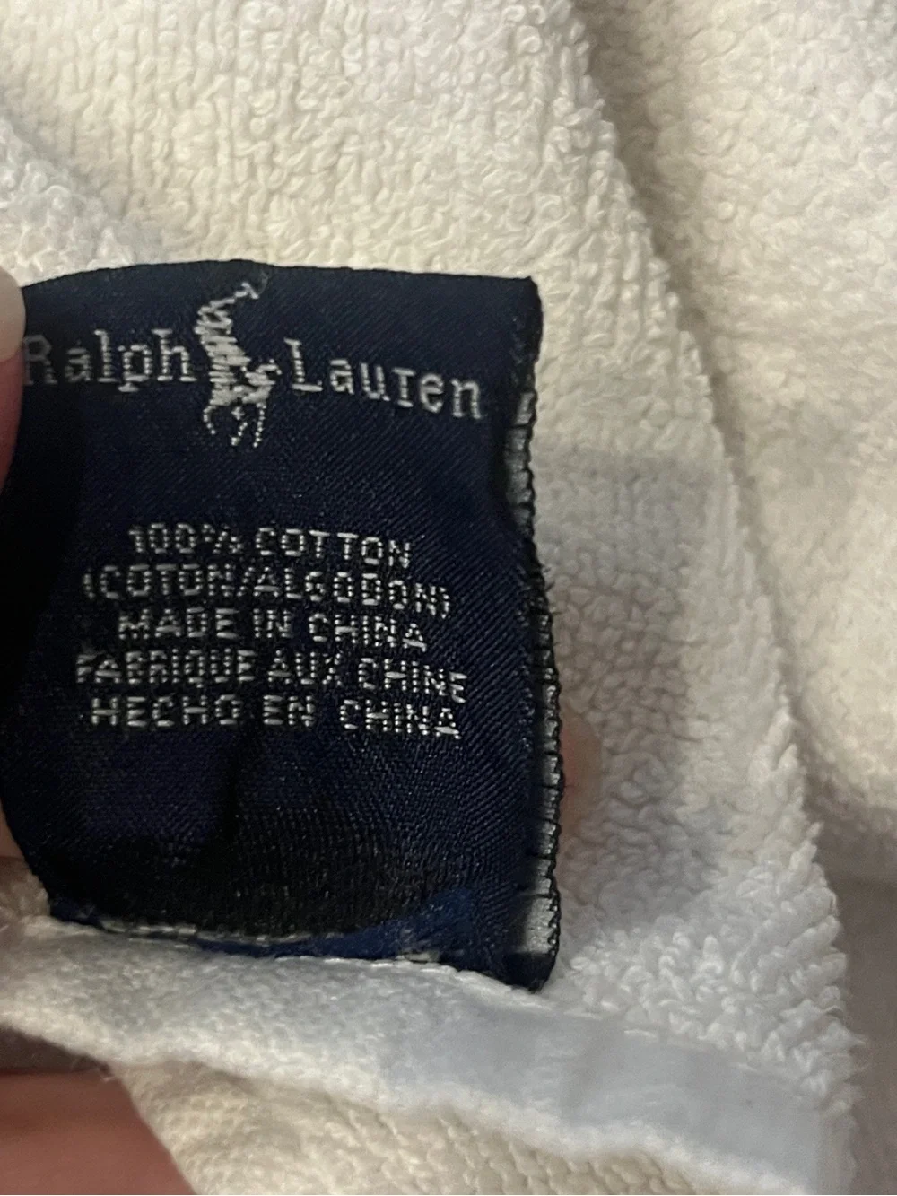 Vintage RALPH LAUREN POLO BEAR Beach Bath Towel Sports Football